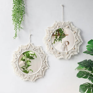 Boho Decor - Macrame Mirrors