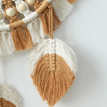 Load image into Gallery viewer, Retro, Macrame Fringe Mirror