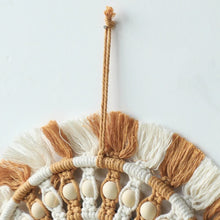 Load image into Gallery viewer, Retro, Macrame Fringe Mirror