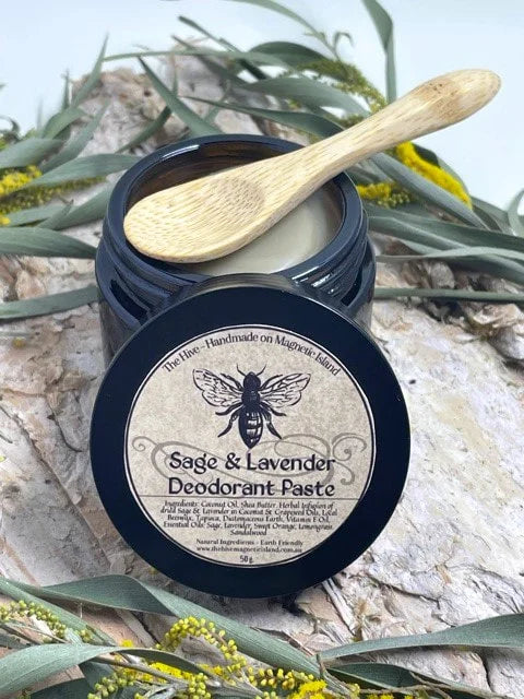 Aussie Made 🇦🇺 - Deodorant Paste - Herbal Infused Sage & Lavender