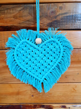 Load image into Gallery viewer, Aussie Made 🇦🇺  Macrame heart shaped coasters