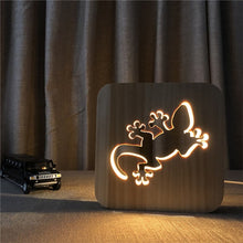 Load image into Gallery viewer, LED, Wooden night light - Pine Wood