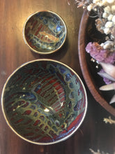 Load image into Gallery viewer, Eco, Love &amp; Other Stuff - Australian, Handmade, One of a kind Ceramic Cup, Mug, Small and medium Bowls. Colours blue and red &quot;crayfish&quot;, Black &quot;croc&quot; , Dark Blue, Light Blue and White &quot;celadon&quot;. Made on Magnetic Island, High quality Stoneware, Fired at 1280 degrees. 