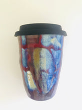 Load image into Gallery viewer, Eco, Love &amp; Other Stuff - Australian, Handmade, One of a kind Ceramic Cup, Mug, Small and medium Bowls. Colours blue and red &quot;crayfish&quot;, Black &quot;croc&quot; , Dark Blue, Light Blue and White &quot;celadon&quot;. Made on Magnetic Island, High quality Stoneware, Fired at 1280 degrees. 