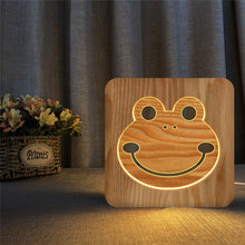 Load image into Gallery viewer, LED, Wooden night light - Pine Wood