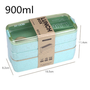 Eco, Love & Other Stuff - 304 Stainless Steel Lunch Box - 900ml - vertical lunch box - $ 30 - Blue