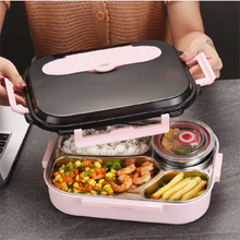 Load image into Gallery viewer, Eco, Love &amp; Other Stuff - 304 Stainless Steel Lunch Box - 1500ml - 4 compartments - $ 39.00 - Pink