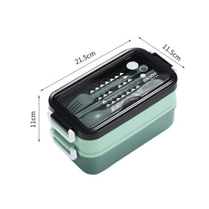 Eco, Love & Other Stuff - 304 Stainless Steel Lunch Box - 900ml - vertical lunch box - $ 30 - Green