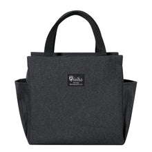 Load image into Gallery viewer, Eco, Love &amp; Other Stuff - Reusable lunch bag for lunch box - black