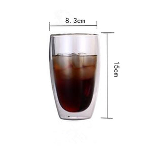 Eco, Love & Other Stuff 80/250/350/450ml Heat-resistant, Double Wall, Glass Cups