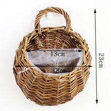 Load image into Gallery viewer, Eco, Love &amp; Other Stuff Rattan Hanging Basket