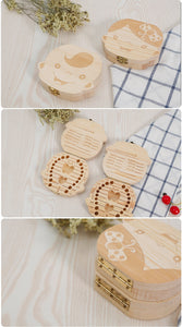 Eco, Love & Other Stuff Wooden Baby Tooth Box Organizer