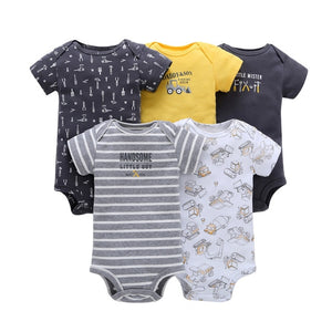 Eco, Love & Other Stuff 5PCS/SET  Cotton Baby bodysuit