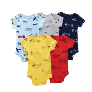 Eco, Love & Other Stuff 5PCS/SET  Cotton Baby bodysuit