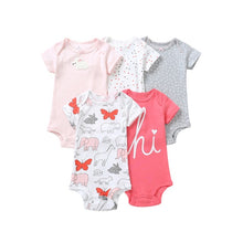 Load image into Gallery viewer, Eco, Love &amp; Other Stuff 5PCS/SET  Cotton Baby bodysuit