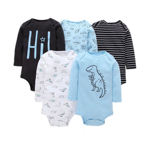 Eco, Love & Other Stuff 5PCS/SET  Cotton Baby bodysuit