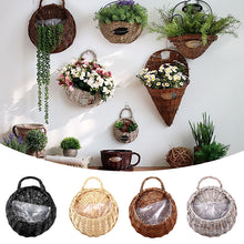 Load image into Gallery viewer, Eco, Love &amp; Other Stuff Rattan Hanging Basket