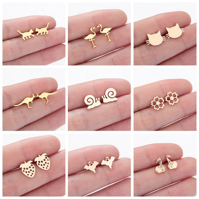 Eco, Love & Other Stuff Cute Animal Earrings