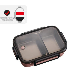 Eco, Love & Other Stuff Stainless Steel Lunch Box - 2 compartments