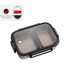 Load image into Gallery viewer, Eco, Love &amp; Other Stuff Stainless Steel Lunch Box - 2 compartments