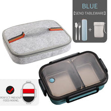 Load image into Gallery viewer, Eco, Love &amp; Other Stuff Stainless Steel Lunch Box - 2 compartments