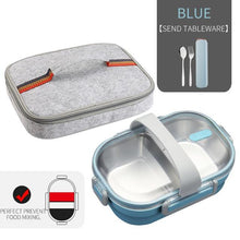 Load image into Gallery viewer, Eco, Love &amp; Other Stuff Stainless Steel Lunch Box - 2 compartments