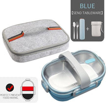 Load image into Gallery viewer, Eco, Love &amp; Other Stuff Stainless Steel Lunch Box - 2 compartments