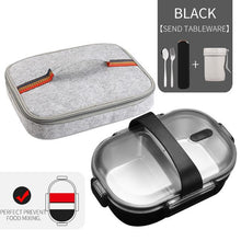 Load image into Gallery viewer, Eco, Love &amp; Other Stuff Stainless Steel Lunch Box - 2 compartments