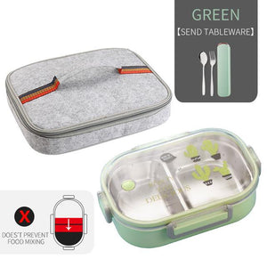 Eco, Love & Other Stuff Stainless Steel Lunch Box - 2 compartments