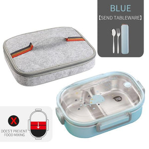 Eco, Love & Other Stuff Stainless Steel Lunch Box - 2 compartments