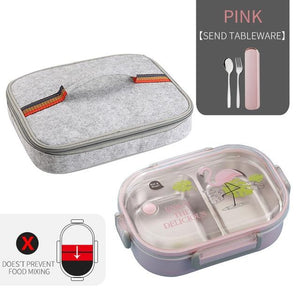 Eco, Love & Other Stuff Stainless Steel Lunch Box - 2 compartments