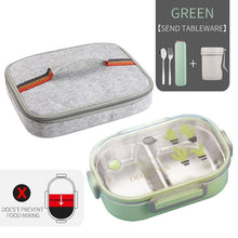 Load image into Gallery viewer, Eco, Love &amp; Other Stuff Stainless Steel Lunch Box - 2 compartments