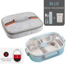 Load image into Gallery viewer, Eco, Love &amp; Other Stuff Stainless Steel Lunch Box - 2 compartments