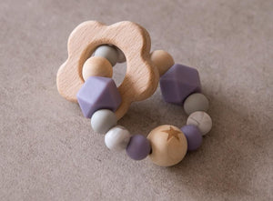 Baby Wooden Rattle & Teether