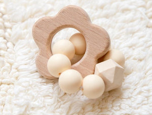 Baby Wooden Rattle & Teether