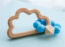 Load image into Gallery viewer, Baby Wooden Rattle &amp; Teether