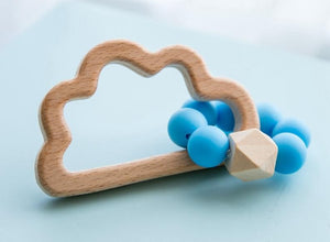 Baby Wooden Rattle & Teether