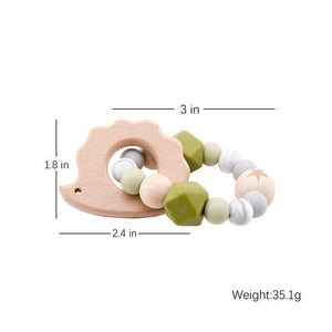 Baby Wooden Rattle & Teether