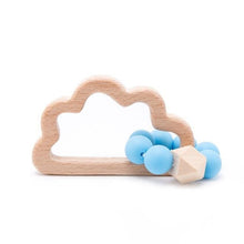 Load image into Gallery viewer, Baby Wooden Rattle &amp; Teether