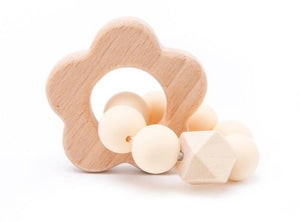 Baby Wooden Rattle & Teether