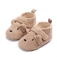 Load image into Gallery viewer, Eco, Love &amp; Other Stuff . Kids hemp shoes with cute animal print - brown