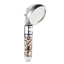 Load image into Gallery viewer, Water saving shower head with Mineral &amp; Energy Filter Balls