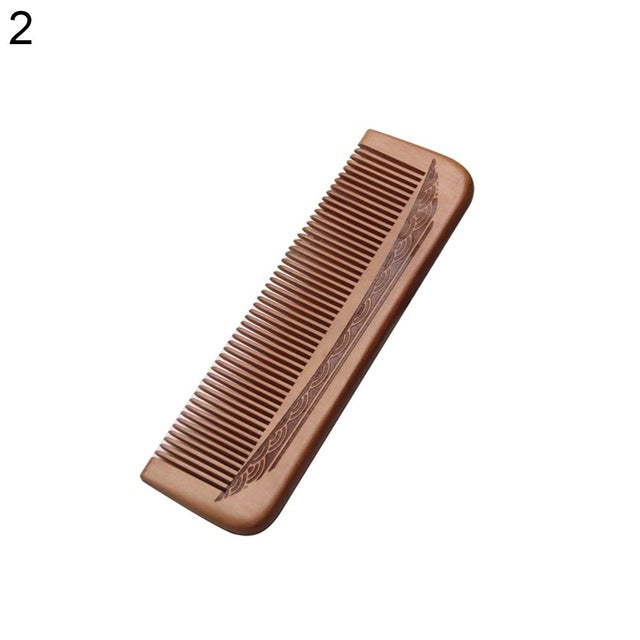 Natural, Solid, Wooden Comb