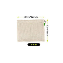 Load image into Gallery viewer, GOTS certified - 100% Organic Cotton Mesh Bags