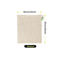 Load image into Gallery viewer, GOTS certified - 100% Organic Cotton Mesh Bags