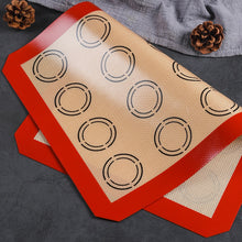 Load image into Gallery viewer, Eco, Love &amp; Other Stuff Silicone Baking Mat, reusable, durable, washable, circles in background when baking macarons, comes in different sizes and colours, starting from $37