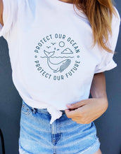 Load image into Gallery viewer, Eco, Love &amp; Other Stuff Our Ocean, Our Future Tshirt