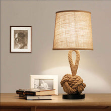 Load image into Gallery viewer, Eco, Love &amp; Other Stuff Retro, Linen table lamp