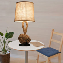 Load image into Gallery viewer, Eco, Love &amp; Other Stuff Retro, Linen table lamp