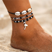 Load image into Gallery viewer, Eco, Love &amp; Other Stuff Island Life: Ocean - Starfish Stone Beads Shells Pendant, Anklet